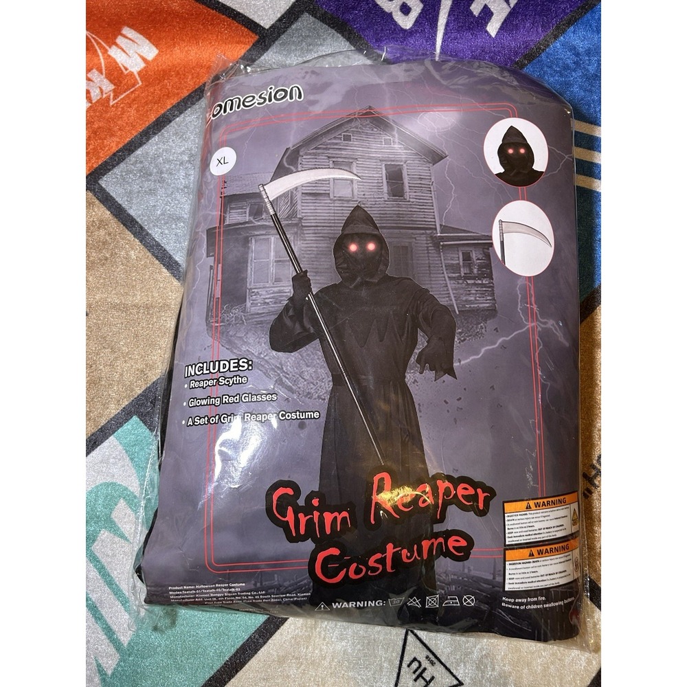 Grim Reaper Halloween Costume Size XL